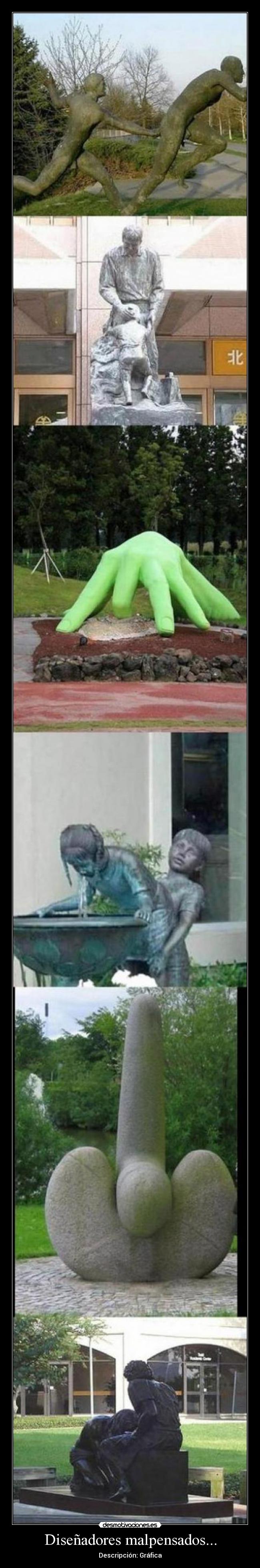 Diseñadores malpensados... - Descripción: Gráfica