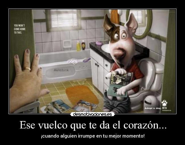 Ese vuelco que te da el corazón... -