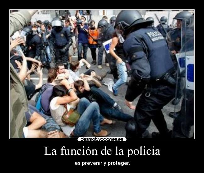 La función de la policia - 