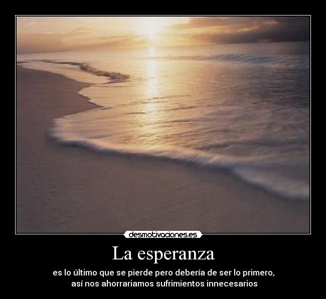 La esperanza -