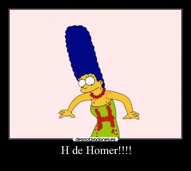 H de Homer!!!! - 