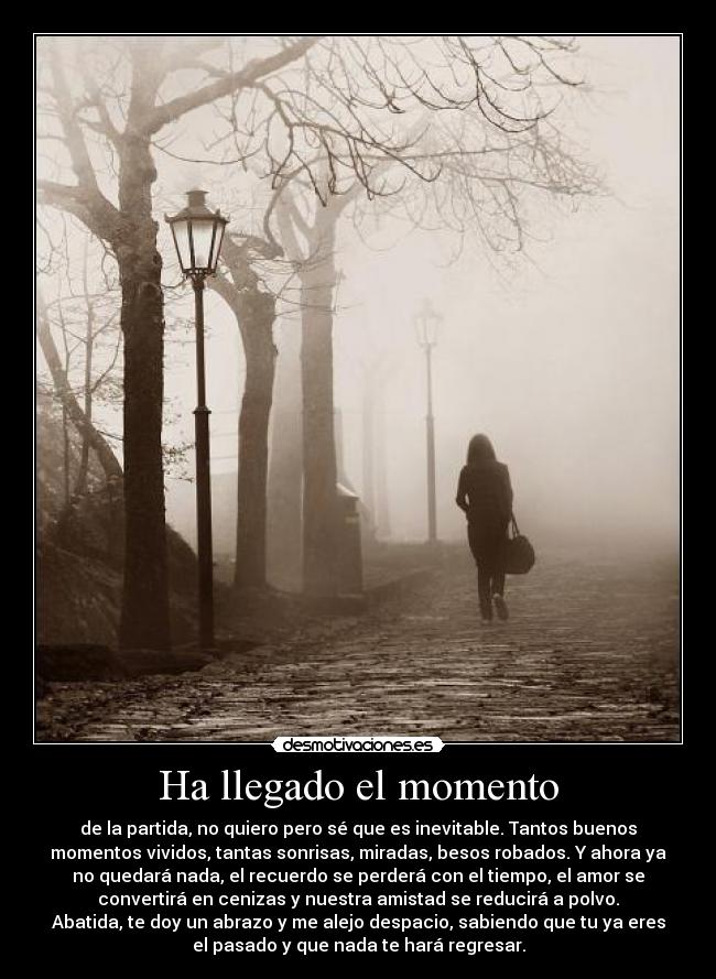 Ha llegado el momento - 