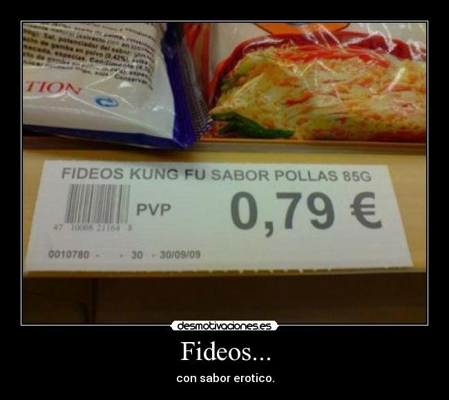 Fideos... -
