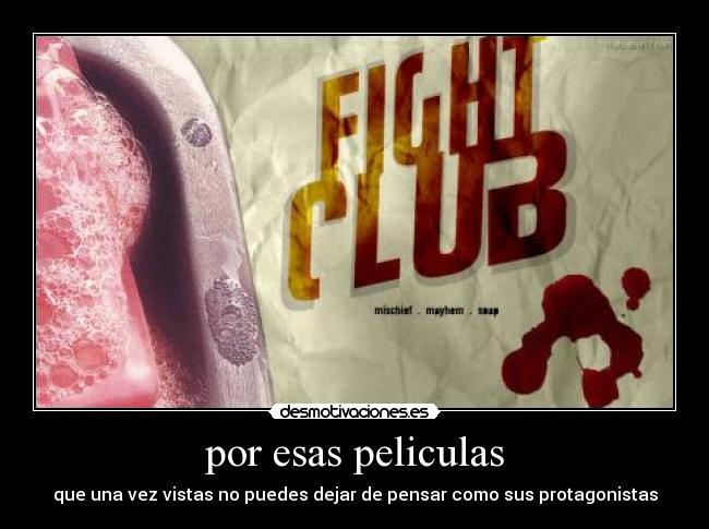 por esas peliculas -