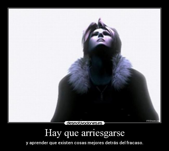 carteles final fantasy viii squall desmotivacioneses desmotivaciones