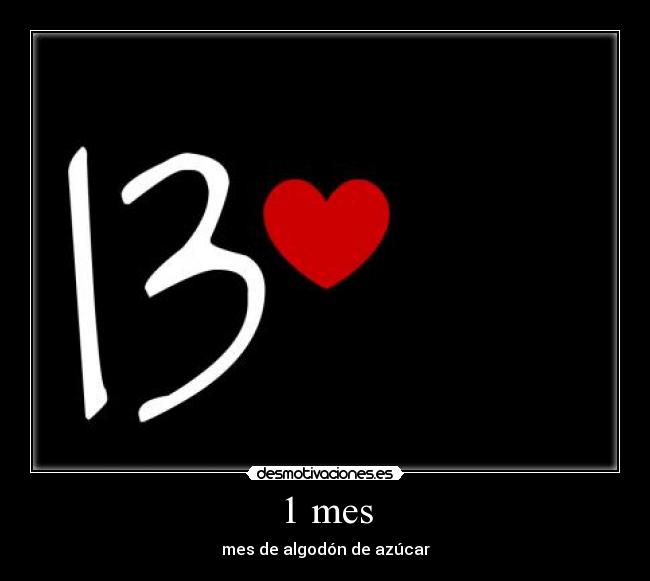 1 mes - mes de algodón de azúcar