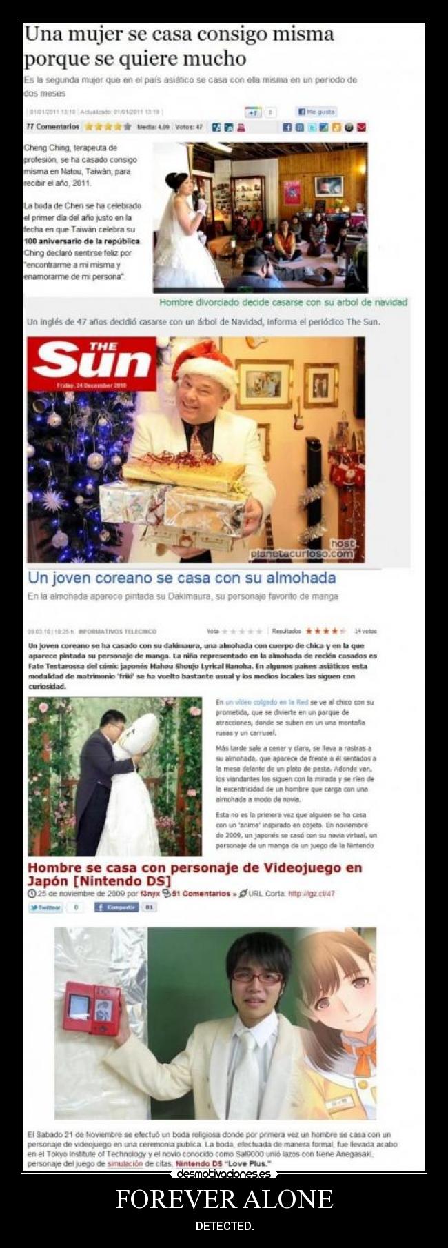 FOREVER ALONE - DETECTED.