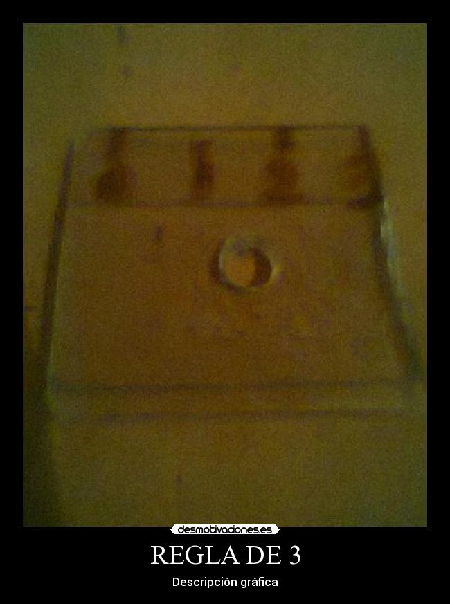 REGLA DE 3 - Descripción gráfica