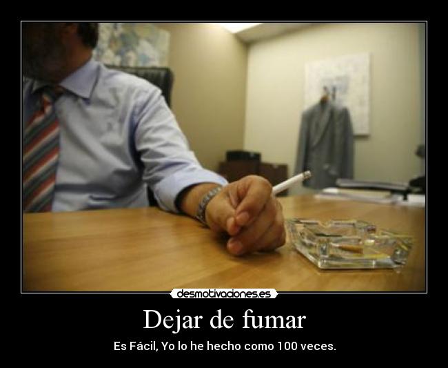 Dejar de fumar - 