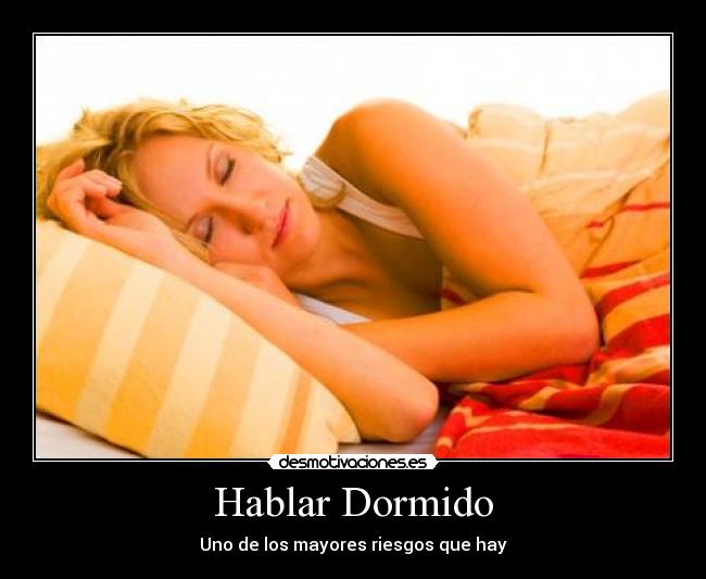 Hablar Dormido - 