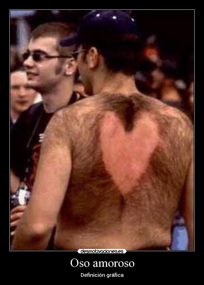 Oso amoroso - Definición gráfica
