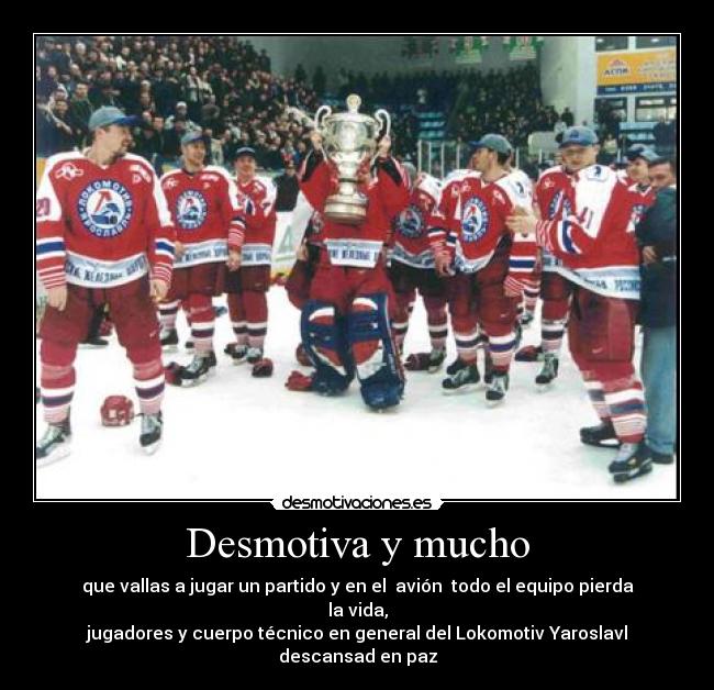 Desmotiva y mucho -