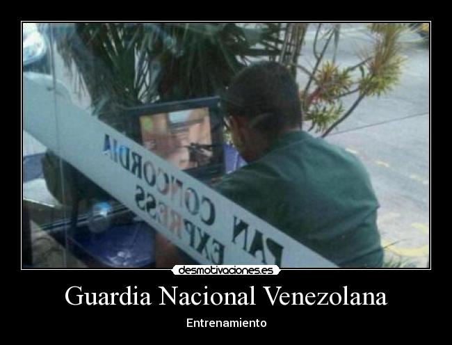 Guardia Nacional Venezolana - Entrenamiento