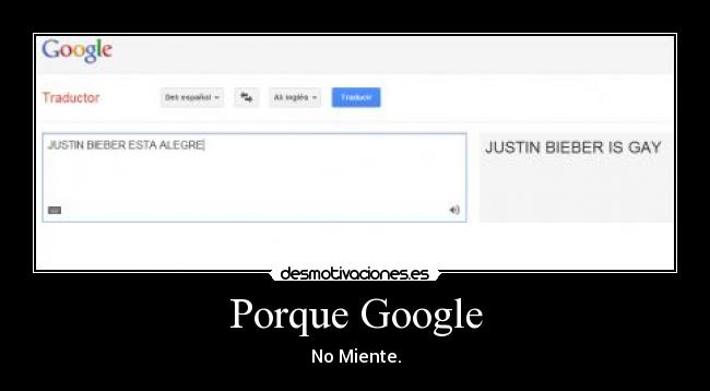 Porque Google - No Miente.