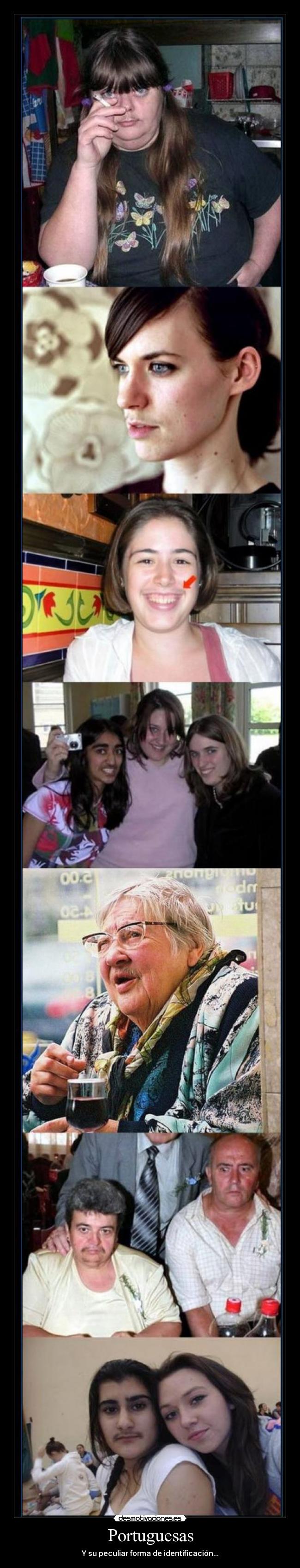 Portuguesas - Y su peculiar forma de identificación...