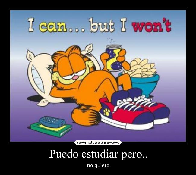 Puedo estudiar pero.. - 