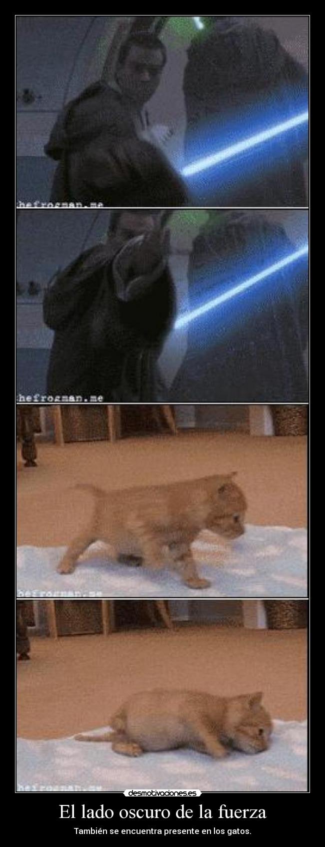 El lado oscuro de la fuerza -