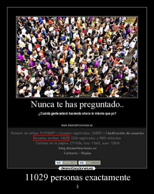 11029 personas exactamente -