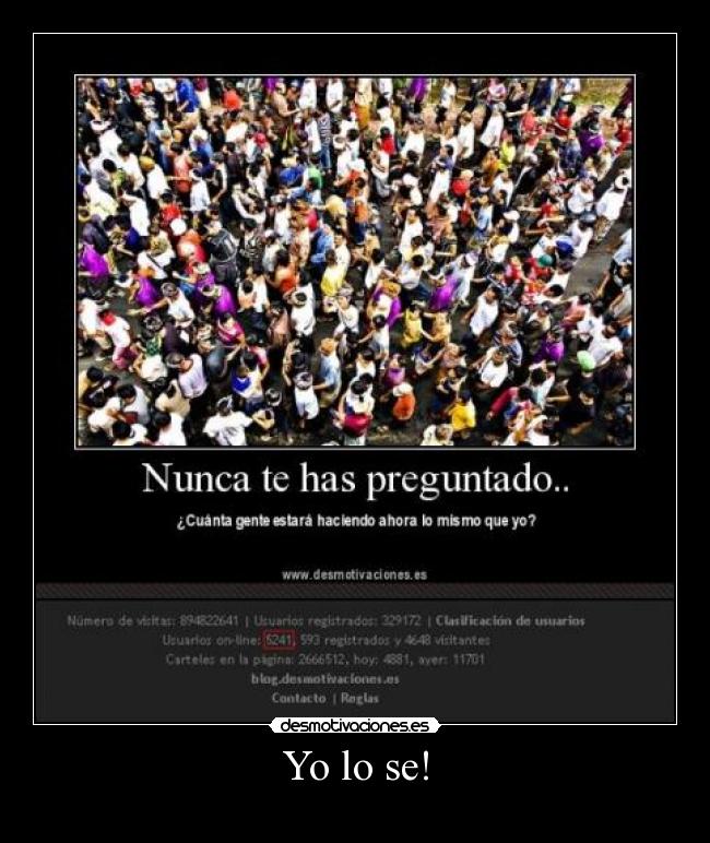 Yo lo se! - 