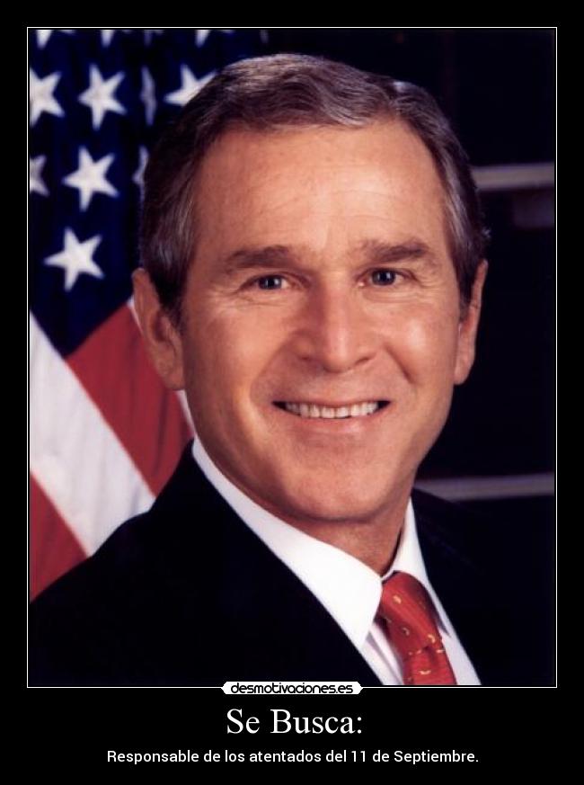Se Busca: - Responsable de los atentados del 11 de Septiembre.