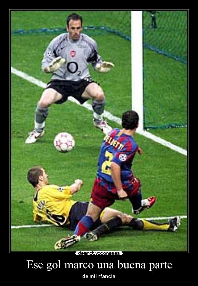Ese gol marco una buena parte -