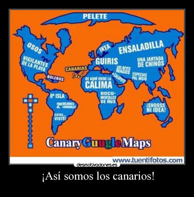 ¡Así somos los canarios! -