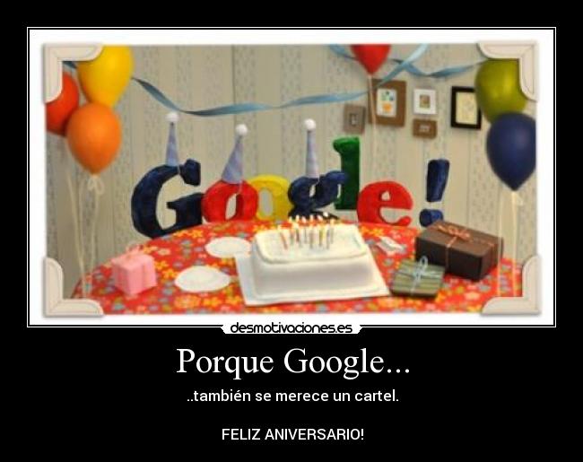 Porque Google... -