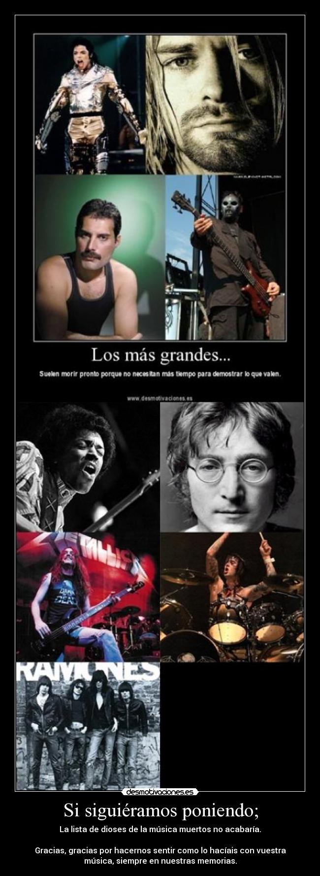 Si siguiéramos poniendo; - 