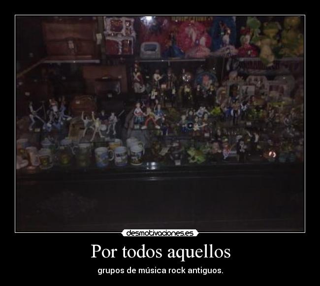 carteles fotografia hecha una tienda salamanca estaban todos los grupos rock miniaturas desmotivaciones