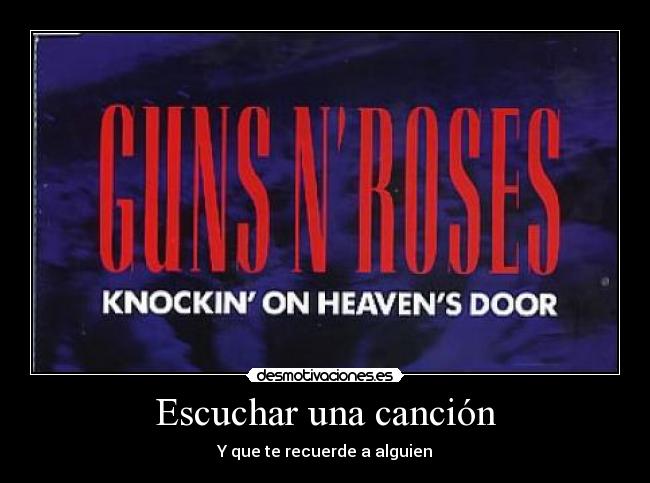 Escuchar una canción -