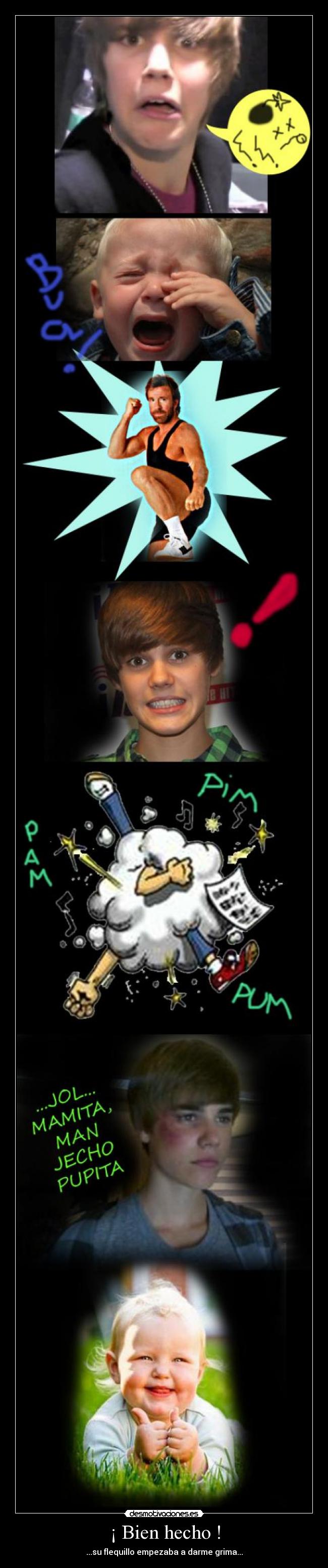 ¡ Bien hecho ! - ...su flequillo empezaba a darme grima...