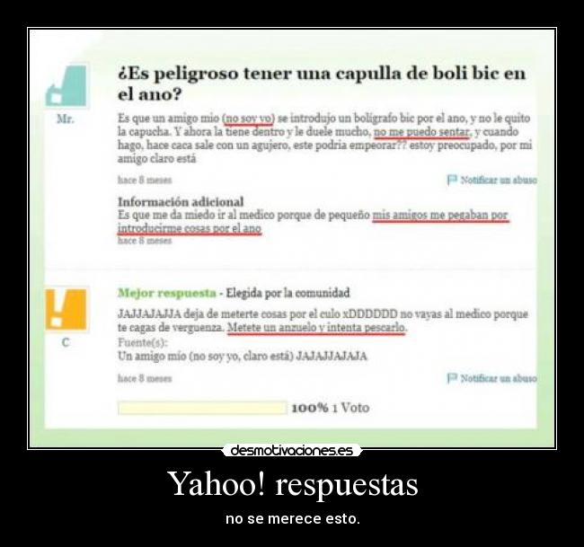 Yahoo! respuestas -