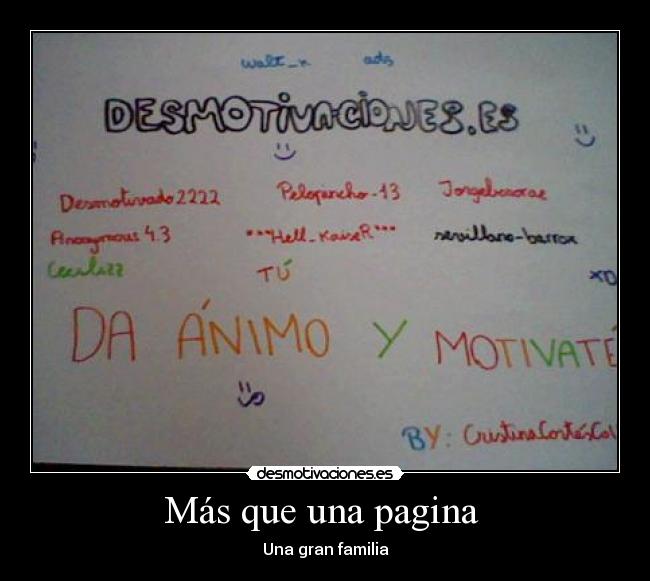 Más que una pagina  - 