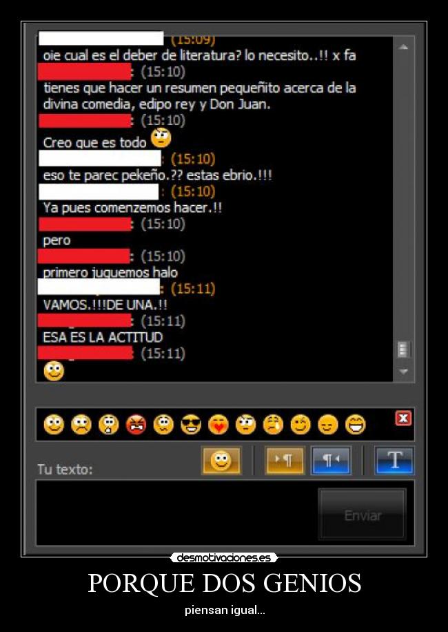PORQUE DOS GENIOS - piensan igual...