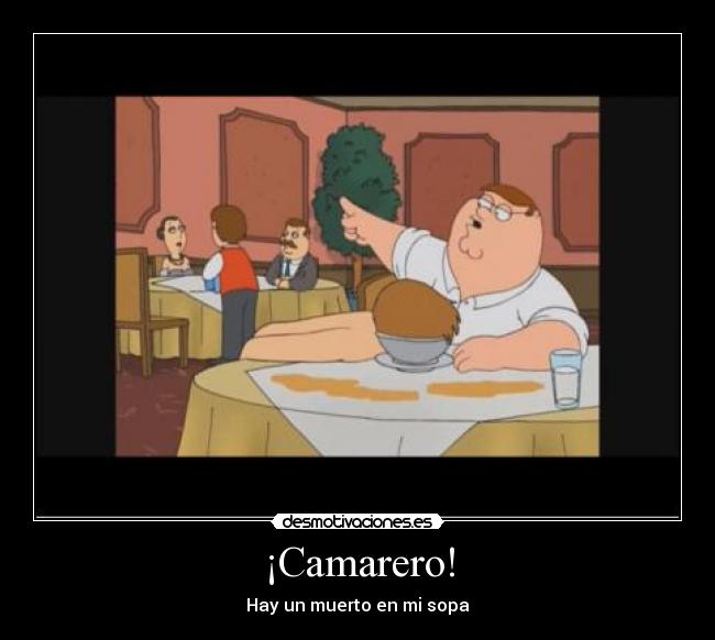 ¡Camarero! -