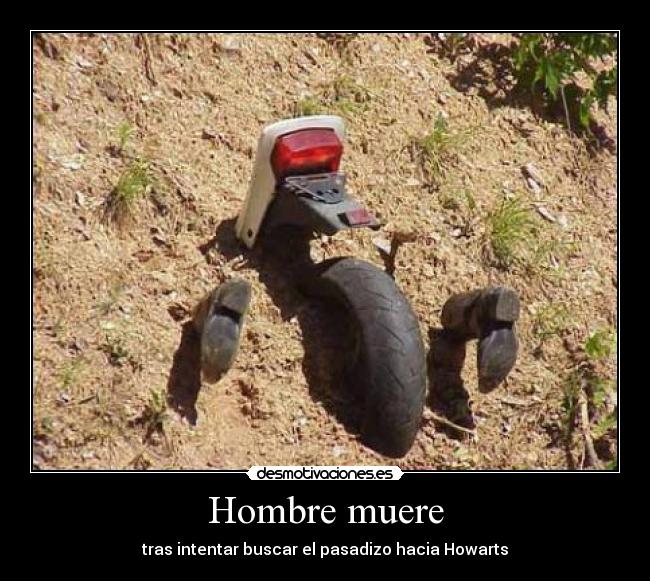 Hombre muere - tras intentar buscar el pasadizo hacia Howarts