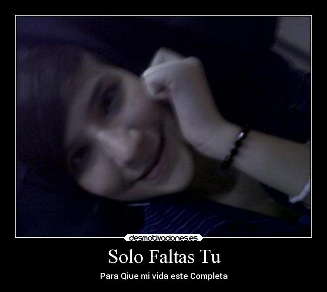 Solo Faltas Tu -