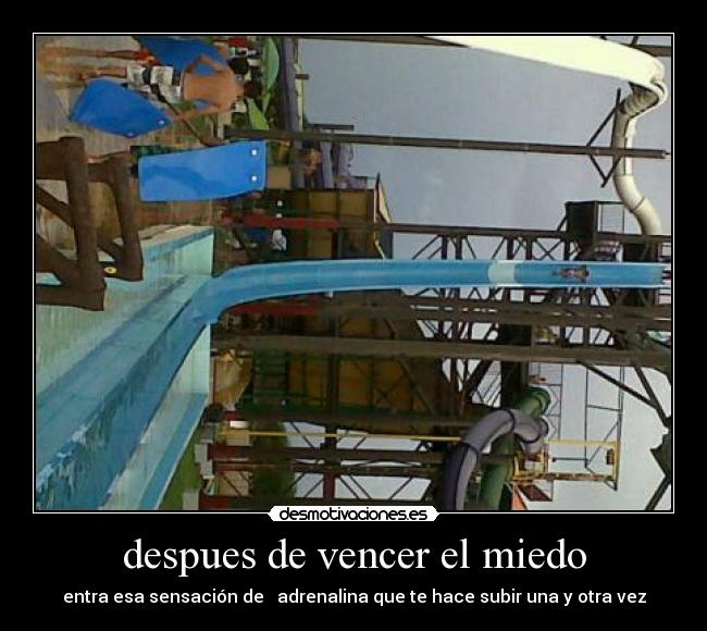 despues de vencer el miedo -
