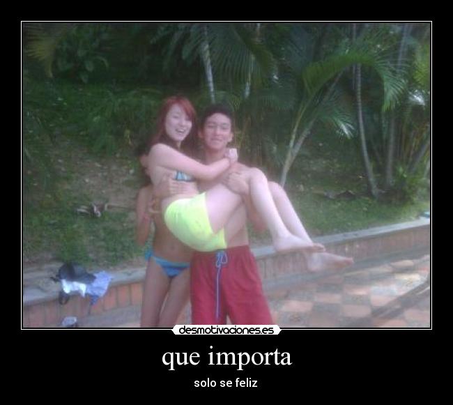que importa - 