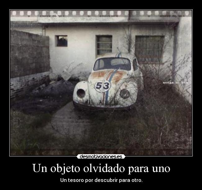 carteles herbie olvidado una cuadra casa tesoro desmotivaciones