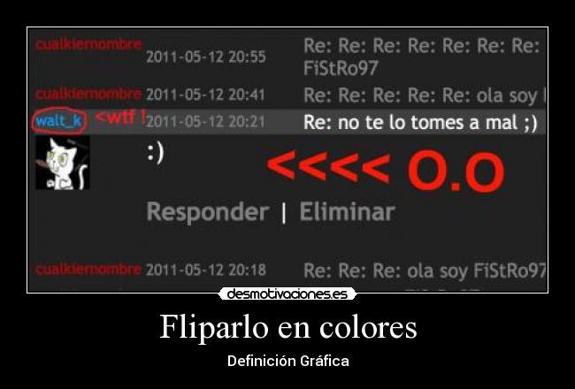 Fliparlo en colores - Definición Gráfica