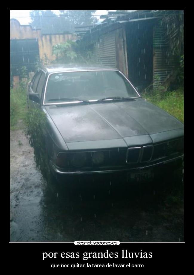 por esas grandes lluvias -