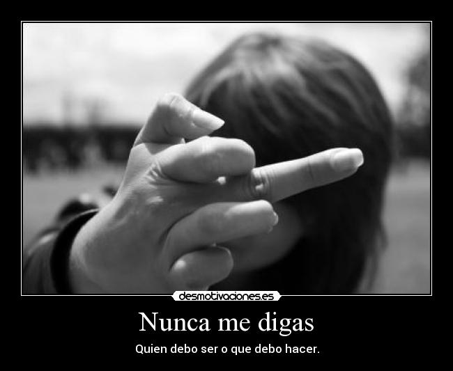 Nunca me digas - 