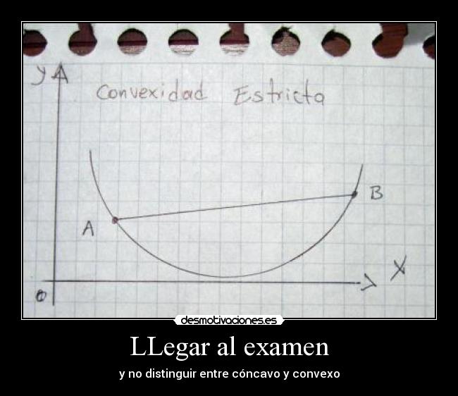 LLegar al examen -