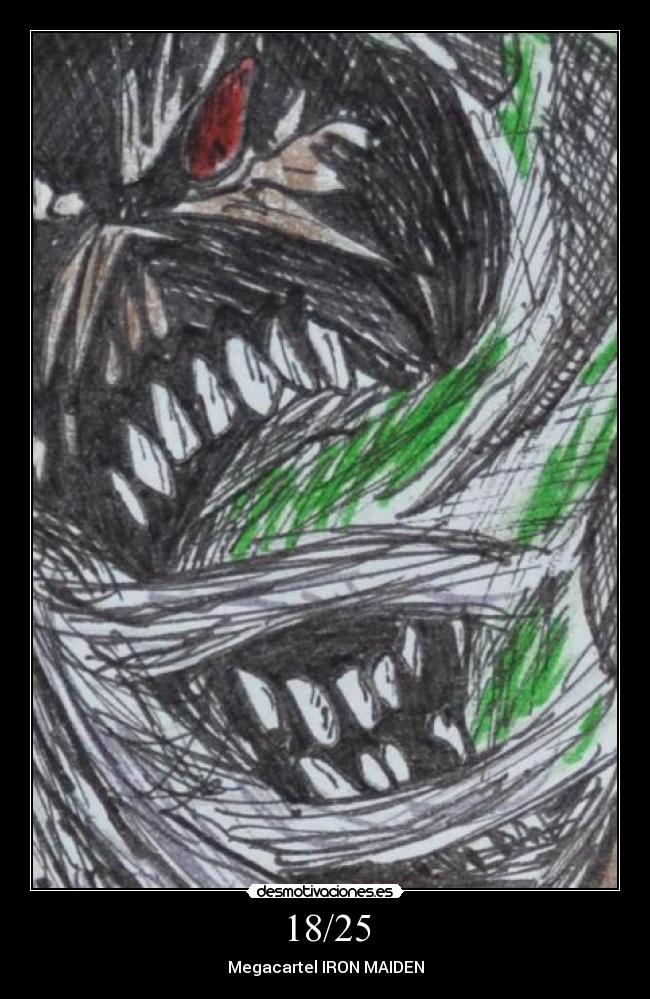 18/25 - Megacartel IRON MAIDEN