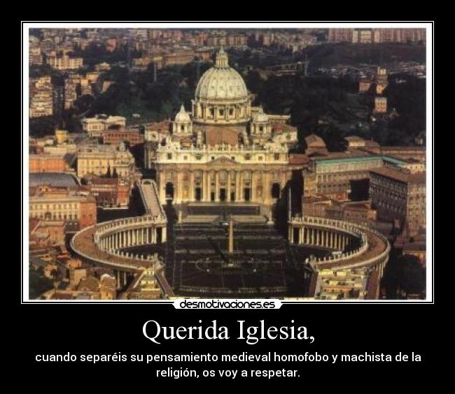 Querida Iglesia, -