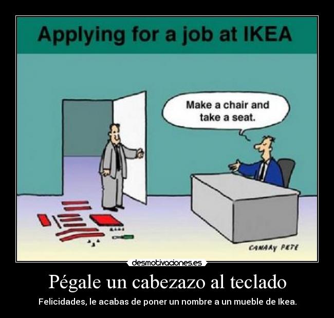 Pégale un cabezazo al teclado -