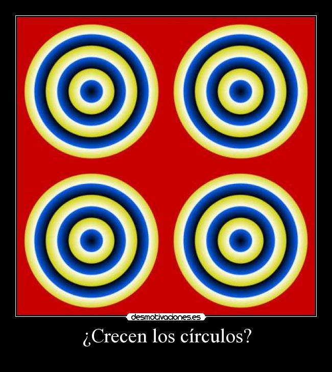 ¿Crecen los círculos? - 
