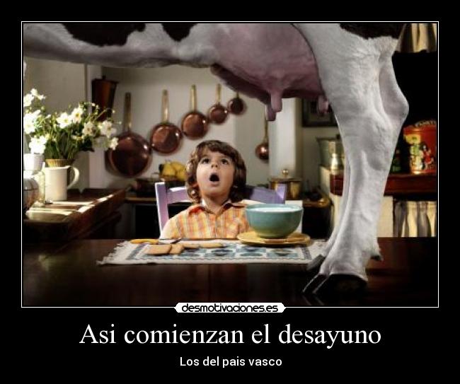 Asi comienzan el desayuno - Los del pais vasco
