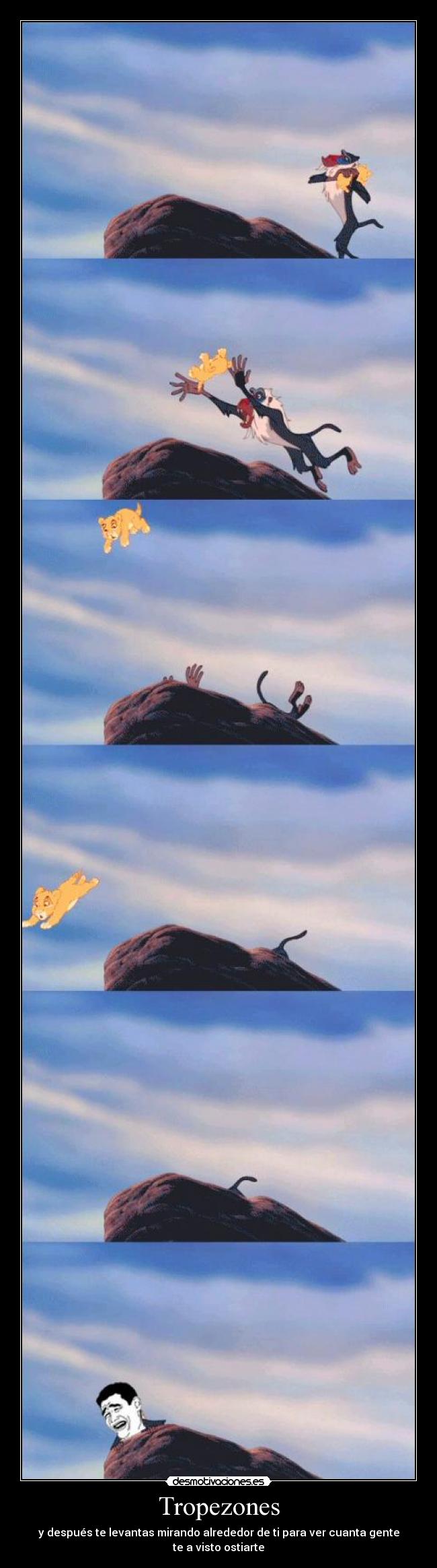 Tropezones - y después te levantas mirando alrededor de ti para ver cuanta gente te a visto ostiarte